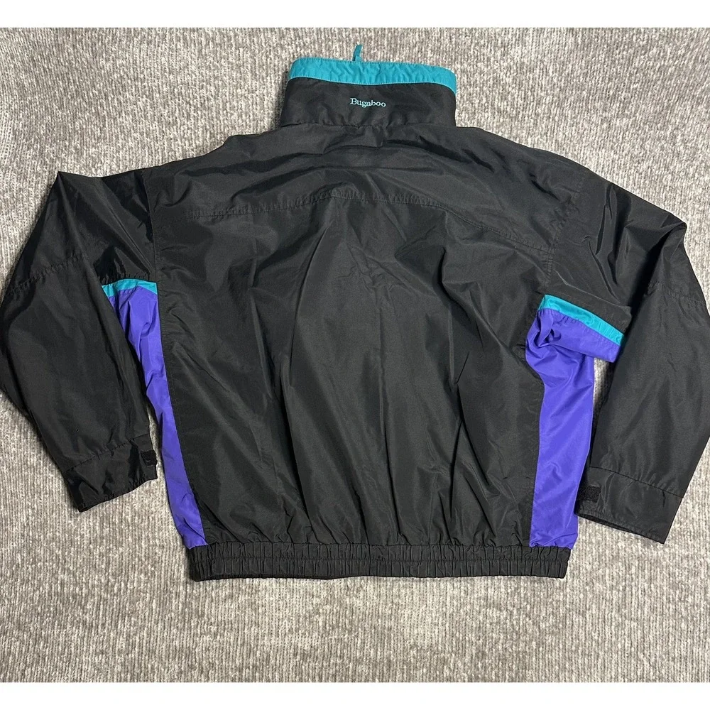 Columbia Bugaboo Mens Vintage Jacket Black Purple XL